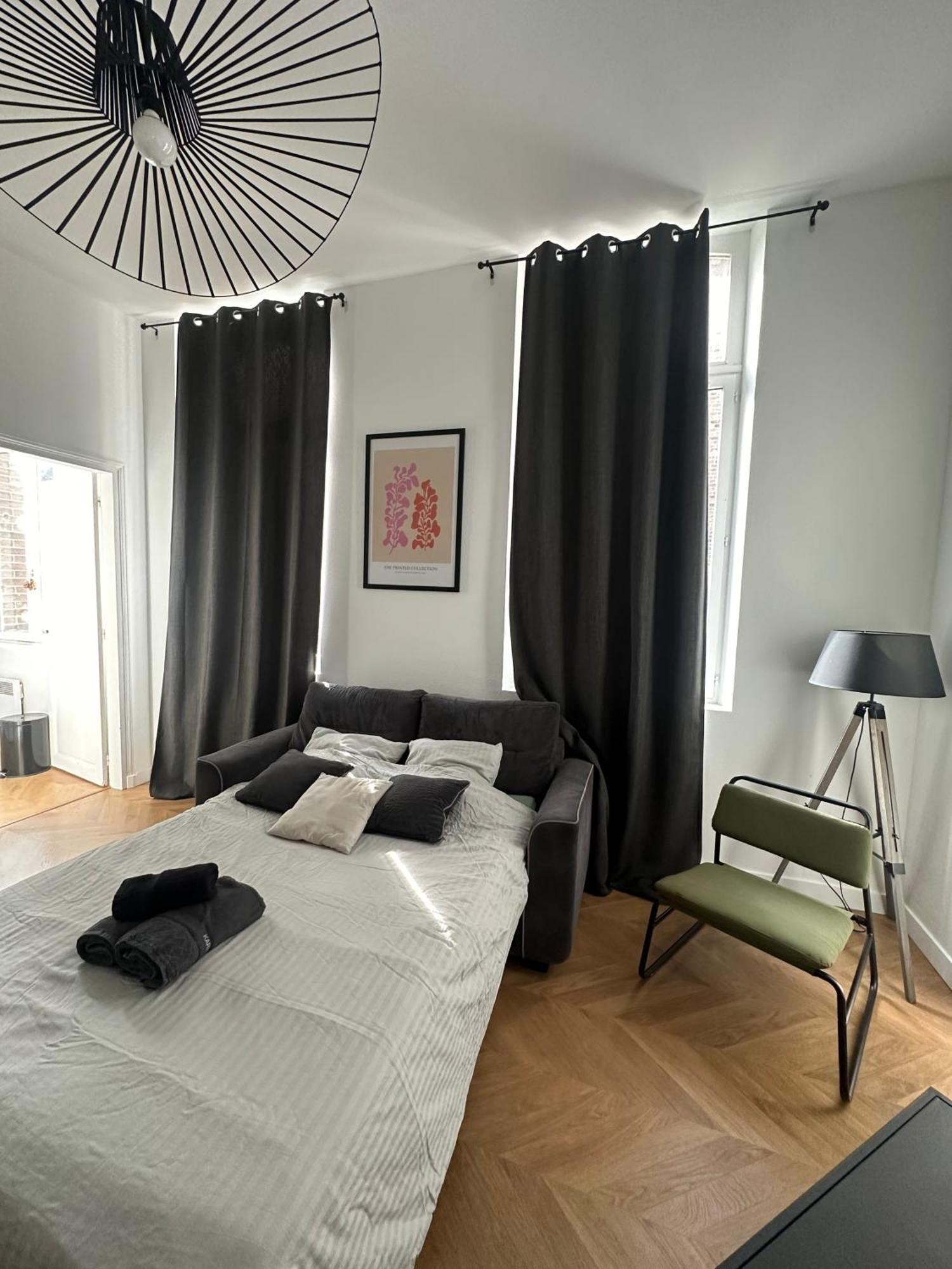 Spacieux Appt Haussmannien Parking Prive Amiens Extérieur photo